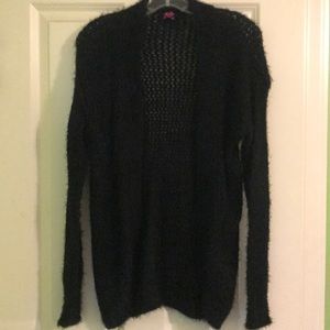 2b Bebe Eye lash open cardigan